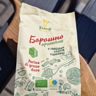 Борошно з твердих сортів пшениці органічне, «Екород», 800г