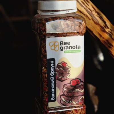 Гранола БАНАНОВИЙ БРАУНІ «Bee granola», 500г