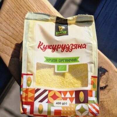 Кукурудзяна крупа органічна, «Екород», 400г