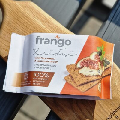 Хлібці нутові з насінням льону, «Franco», 100г